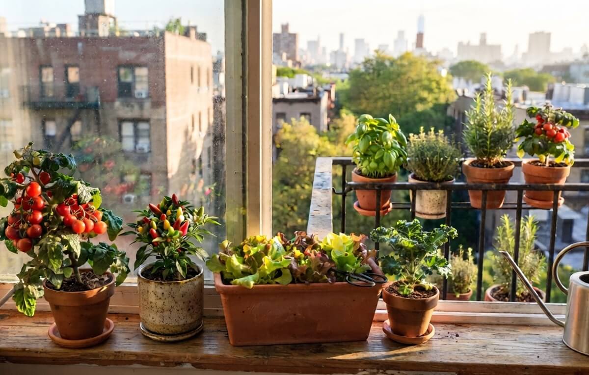 Hortícolas anãs para varanda e mesa: as melhores variedades compactas