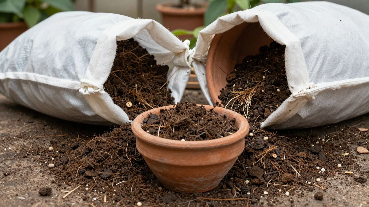 Terra adubada: como escolher o saco e corrigir a mistura