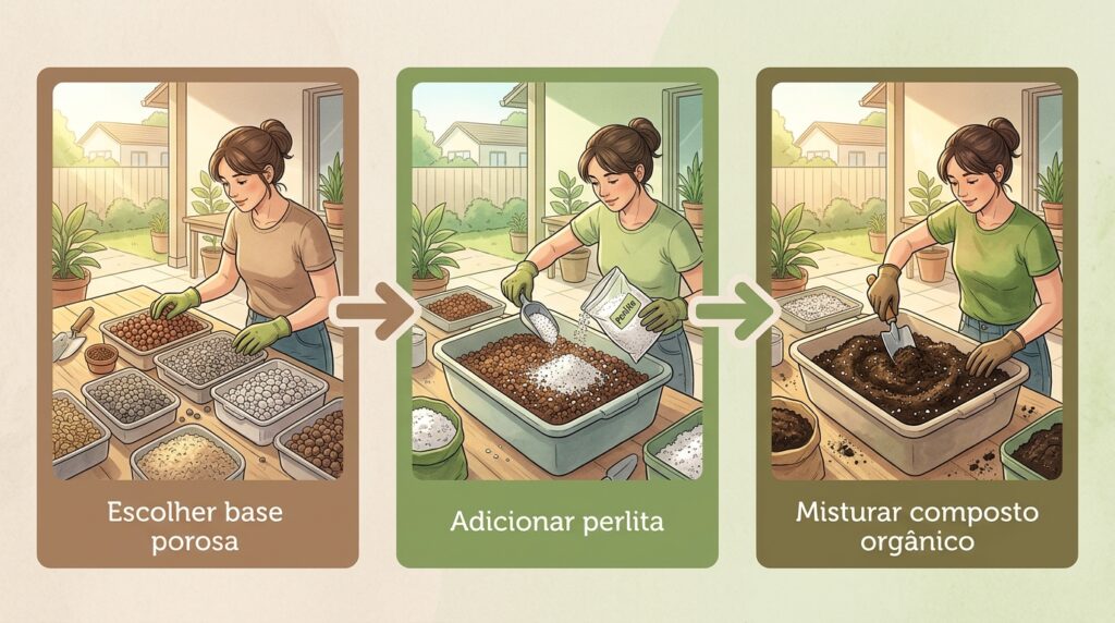 Terra preta barata em vasos: riscos e como evitar pragas