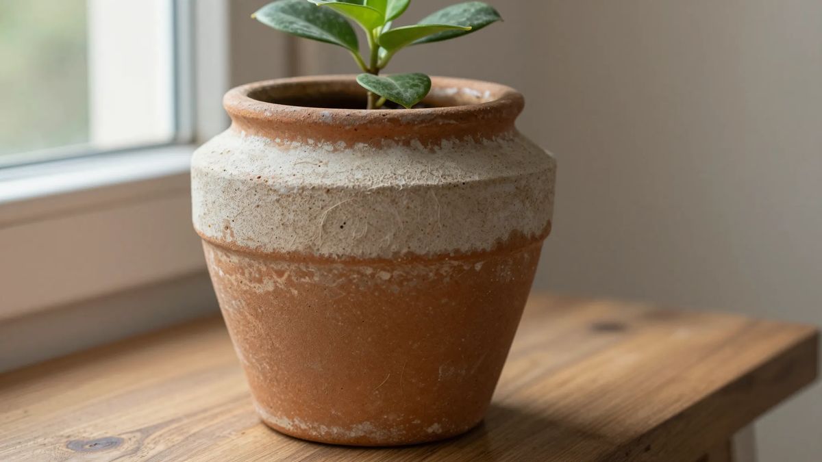 Vaso de barro: porosidade, sal na parede e onde ele rende